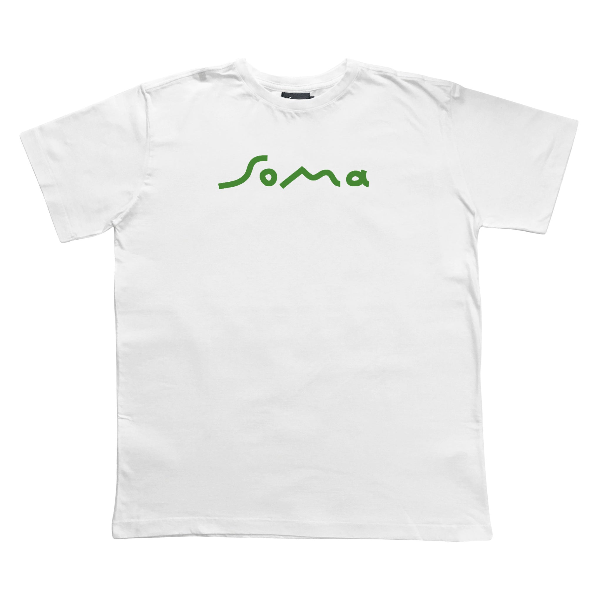 Camiseta SoMa Logo Branca Verde